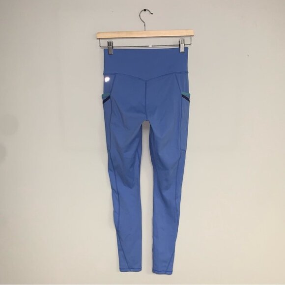 Fabletics Leggings Size Small Light Blue Trinity High-Waisted Pockets  Motion365 - Picture 7 of 13